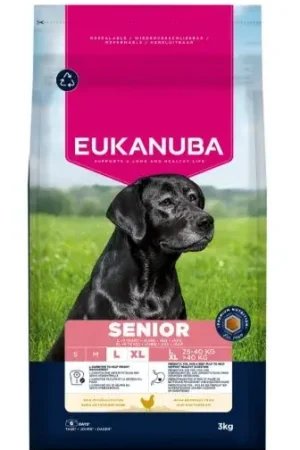 Uitverkoop Eukanuba Senior Large Chicken 3 kg
